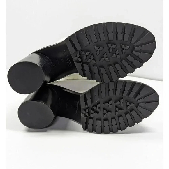 Marc Jacobs Women's Ryder White Leather High-Heel Booties Size 38 EU (MSRP $495) - Picture 10 of 12